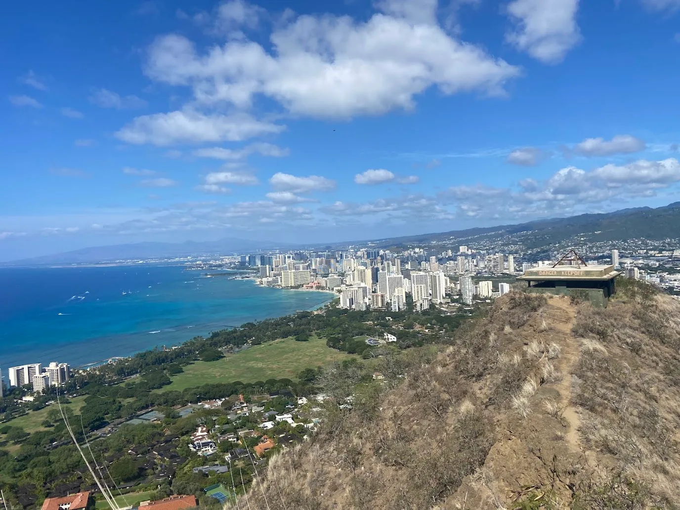 Waikīkī y Honolulu vistos desde Diamond Head