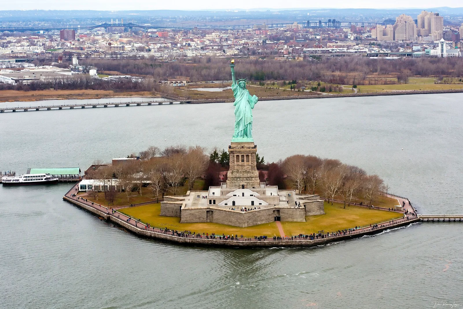 La Estatua de la Libertad en Liberty Island
